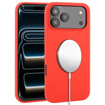 リキッドシリコン全面保護MagSafeスマホケース、iPhone 17 Pro Max用、iPhone 17 Pro用、iPhone 17用、iPhone Air用