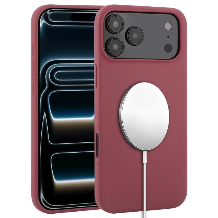 リキッドシリコン全面保護MagSafeスマホケース、iPhone 17 Pro Max用、iPhone 17 Pro用、iPhone 17用、iPhone Air用