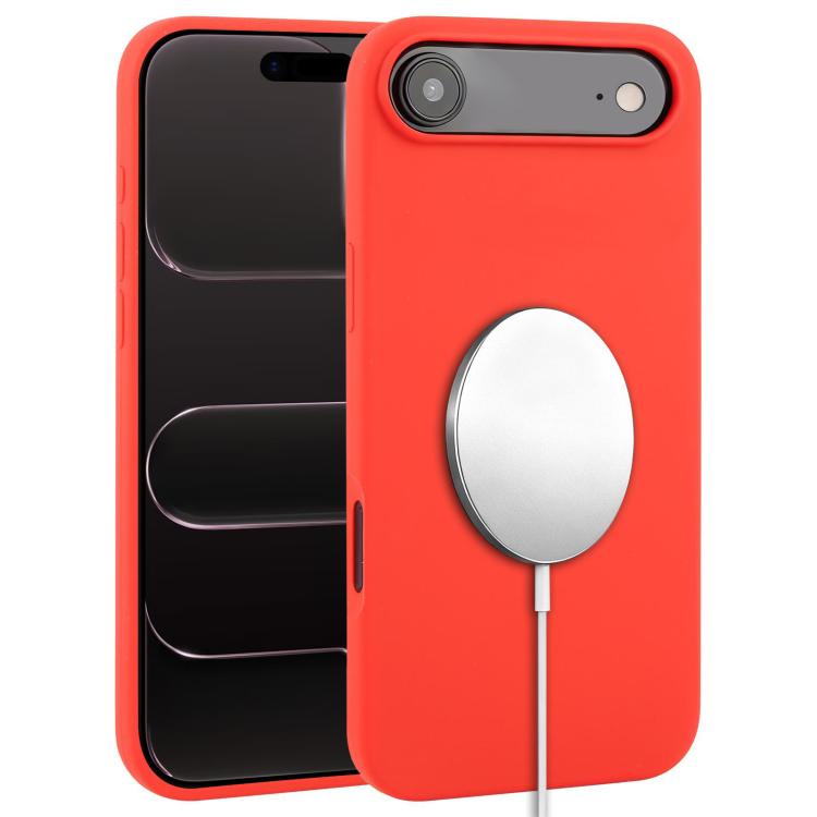 リキッドシリコン全面保護MagSafeスマホケース、iPhone 17 Pro Max用、iPhone 17 Pro用、iPhone 17用、iPhone Air用