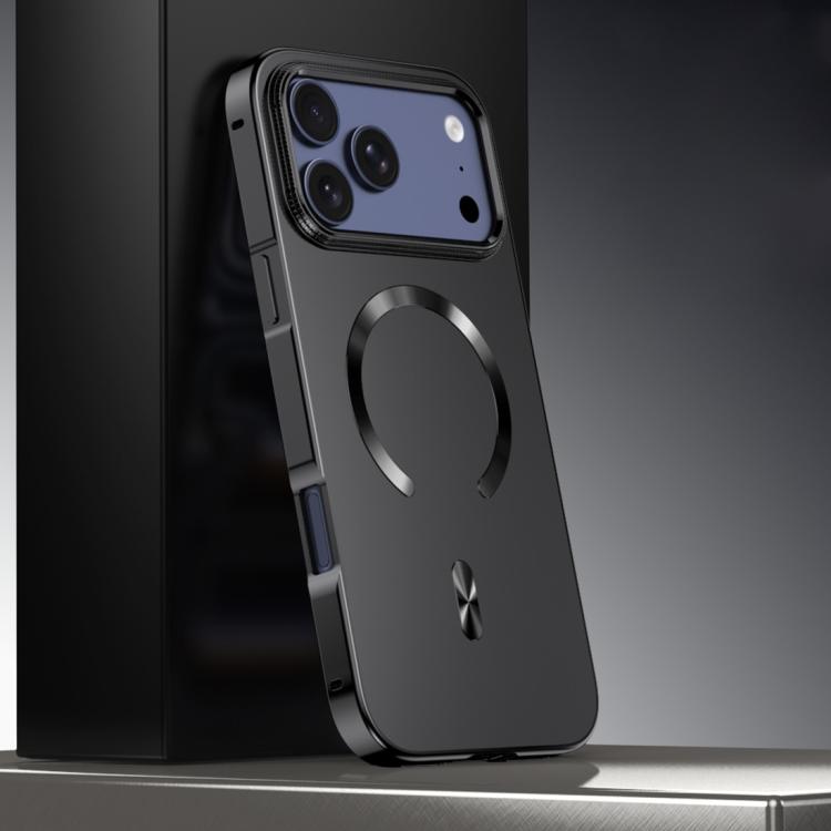 フロストマグネティックシールドMagSafe合金メタルスマホケース、iPhone 17 Pro Max用、iPhone 17 Pro用、iPhone 17用、iPhone Air用、iPhone 16 Pro Max用、iPhone 16 Pro用、iPhone 15 Pro Max用、iPhone 15 Pro用