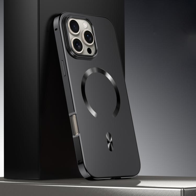 フロストマグネティックシールドMagSafe合金メタルスマホケース、iPhone 17 Pro Max用、iPhone 17 Pro用、iPhone 17用、iPhone Air用、iPhone 16 Pro Max用、iPhone 16 Pro用、iPhone 15 Pro Max用、iPhone 15 Pro用