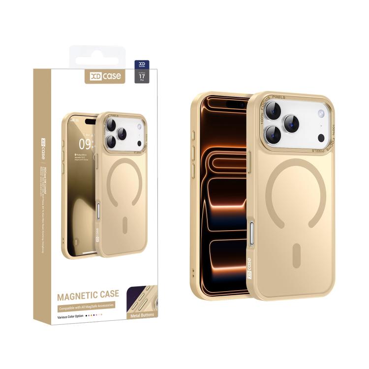 XDcaseメタルレンズフレームスキンフィールマグネティックスマホケース、iPhone 17 Pro Max用、iPhone 17 Pro用、iPhone 17用