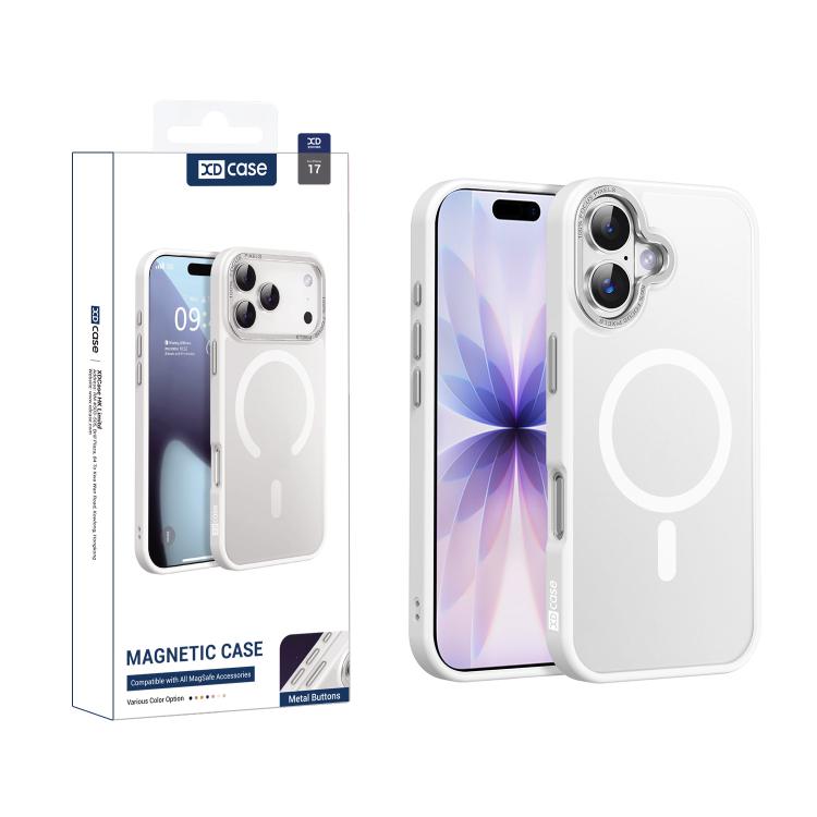 XDcaseメタルレンズフレームスキンフィールマグネティックスマホケース、iPhone 17 Pro Max用、iPhone 17 Pro用、iPhone 17用
