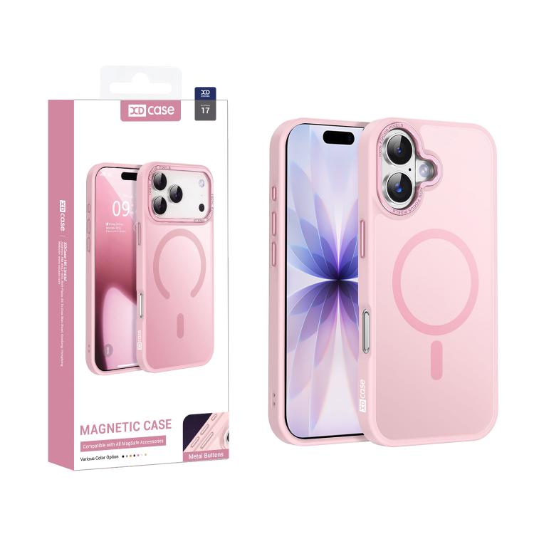 XDcaseメタルレンズフレームスキンフィールマグネティックスマホケース、iPhone 17 Pro Max用、iPhone 17 Pro用、iPhone 17用