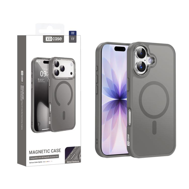 XDcaseメタルレンズフレームスキンフィールマグネティックスマホケース、iPhone 17 Pro Max用、iPhone 17 Pro用、iPhone 17用