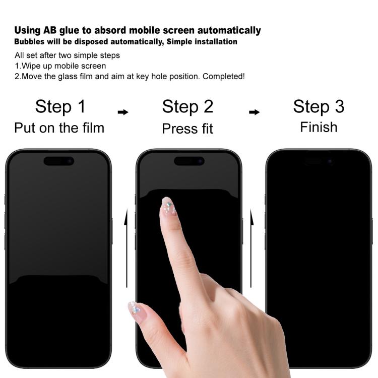 imak 反射防止シリーズ 全面カバー 強化ガラスフィルム、iPhone 17 Pro Max 用、iPhone 17 Pro 用、iPhone 17 用、iPhone Air 用