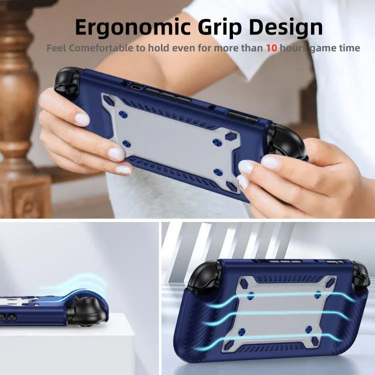 Anti-slip Textured TPU Hybrid PC Gaming Console Protective Case with Card Slot, For Nintendo Switch 2