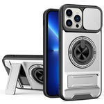 レンズスライディングウィンドウ多機能磁気耐衝撃フォンケース、iPhone 13 Pro Max用、iPhone 13 Pro用、iPhone 12 Pro Max用、iPhone 11 Pro Max用、iPhone 11用