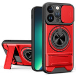 レンズスライディングウィンドウ多機能磁気耐衝撃フォンケース、iPhone 13 Pro Max用、iPhone 13 Pro用、iPhone 12 Pro Max用、iPhone 11 Pro Max用、iPhone 11用