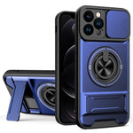 レンズスライディングウィンドウ多機能磁気耐衝撃フォンケース、iPhone 13 Pro Max用、iPhone 13 Pro用、iPhone 12 Pro Max用、iPhone 11 Pro Max用、iPhone 11用