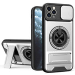 レンズスライディングウィンドウ多機能磁気耐衝撃フォンケース、iPhone 13 Pro Max用、iPhone 13 Pro用、iPhone 12 Pro Max用、iPhone 11 Pro Max用、iPhone 11用