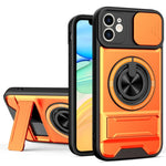 レンズスライディングウィンドウ多機能磁気耐衝撃フォンケース、iPhone 13 Pro Max用、iPhone 13 Pro用、iPhone 12 Pro Max用、iPhone 11 Pro Max用、iPhone 11用