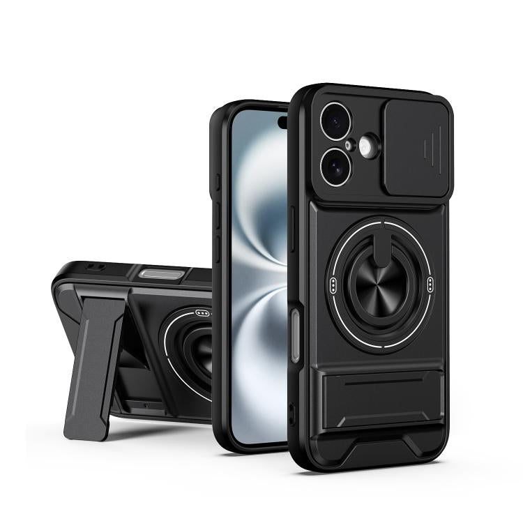 レンズスライディングウィンドウ多機能磁気耐衝撃フォンケース、iPhone 13 Pro Max用、iPhone 13 Pro用、iPhone 12 Pro Max用、iPhone 11 Pro Max用、iPhone 11用