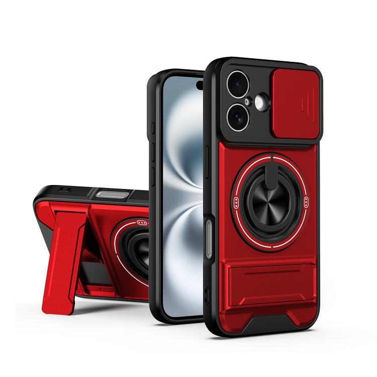 レンズスライディングウィンドウ多機能磁気耐衝撃フォンケース、iPhone 13 Pro Max用、iPhone 13 Pro用、iPhone 12 Pro Max用、iPhone 11 Pro Max用、iPhone 11用