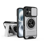 レンズスライディングウィンドウ多機能磁気耐衝撃フォンケース、iPhone 13 Pro Max用、iPhone 13 Pro用、iPhone 12 Pro Max用、iPhone 11 Pro Max用、iPhone 11用