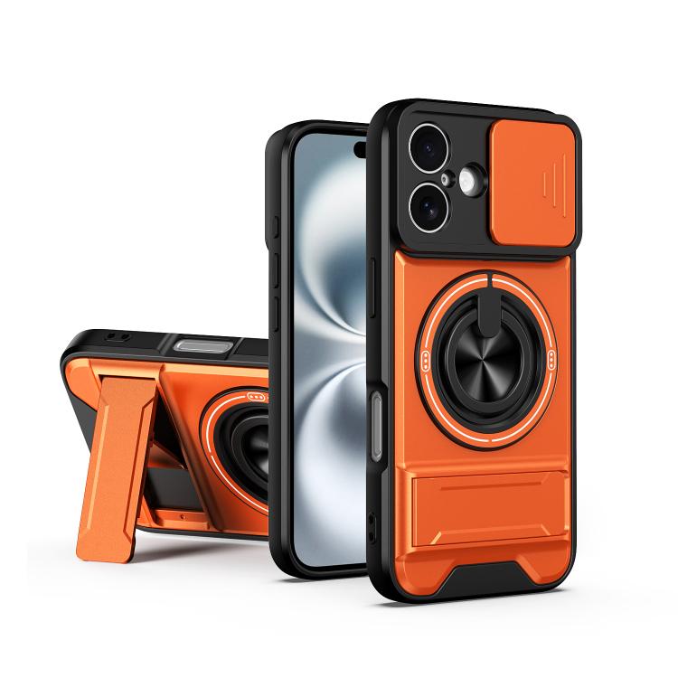 レンズスライディングウィンドウ多機能磁気耐衝撃フォンケース、iPhone 13 Pro Max用、iPhone 13 Pro用、iPhone 12 Pro Max用、iPhone 11 Pro Max用、iPhone 11用