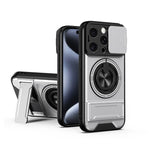 レンズスライディングウィンドウ多機能磁気耐衝撃フォンケース、iPhone 13 Pro Max用、iPhone 13 Pro用、iPhone 12 Pro Max用、iPhone 11 Pro Max用、iPhone 11用