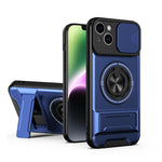 レンズスライディングウィンドウ多機能磁気耐衝撃フォンケース、iPhone 13 Pro Max用、iPhone 13 Pro用、iPhone 12 Pro Max用、iPhone 11 Pro Max用、iPhone 11用