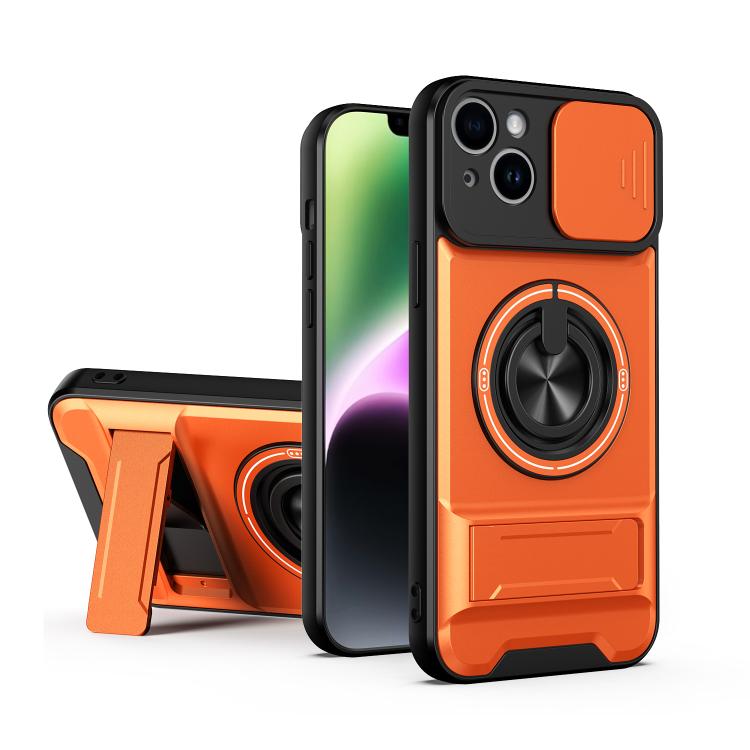 レンズスライディングウィンドウ多機能磁気耐衝撃フォンケース、iPhone 13 Pro Max用、iPhone 13 Pro用、iPhone 12 Pro Max用、iPhone 11 Pro Max用、iPhone 11用