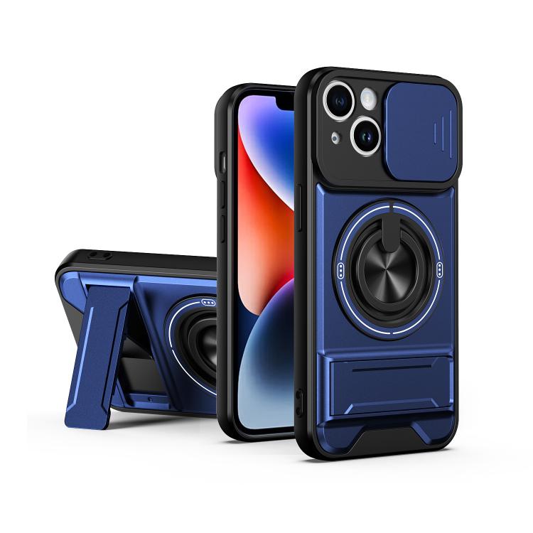 レンズスライディングウィンドウ多機能磁気耐衝撃フォンケース、iPhone 13 Pro Max用、iPhone 13 Pro用、iPhone 12 Pro Max用、iPhone 11 Pro Max用、iPhone 11用