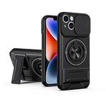 レンズスライディングウィンドウ多機能磁気耐衝撃フォンケース、iPhone 13 Pro Max用、iPhone 13 Pro用、iPhone 12 Pro Max用、iPhone 11 Pro Max用、iPhone 11用