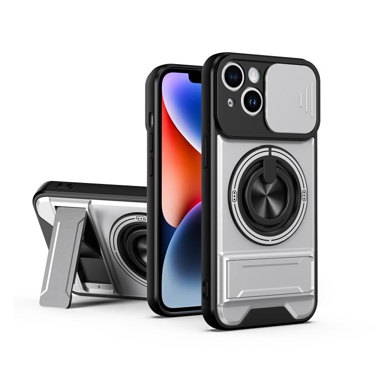 レンズスライディングウィンドウ多機能磁気耐衝撃フォンケース、iPhone 13 Pro Max用、iPhone 13 Pro用、iPhone 12 Pro Max用、iPhone 11 Pro Max用、iPhone 11用