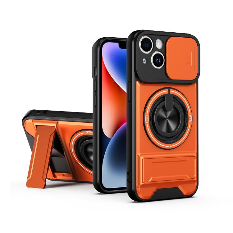 レンズスライディングウィンドウ多機能磁気耐衝撃フォンケース、iPhone 13 Pro Max用、iPhone 13 Pro用、iPhone 12 Pro Max用、iPhone 11 Pro Max用、iPhone 11用