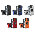 レンズスライディングウィンドウ多機能磁気耐衝撃フォンケース、iPhone 13 Pro Max用、iPhone 13 Pro用、iPhone 12 Pro Max用、iPhone 11 Pro Max用、iPhone 11用