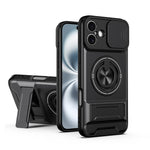 レンズスライディングウィンドウ多機能磁気耐衝撃フォンケース、iPhone 13 Pro Max用、iPhone 13 Pro用、iPhone 12 Pro Max用、iPhone 11 Pro Max用、iPhone 11用