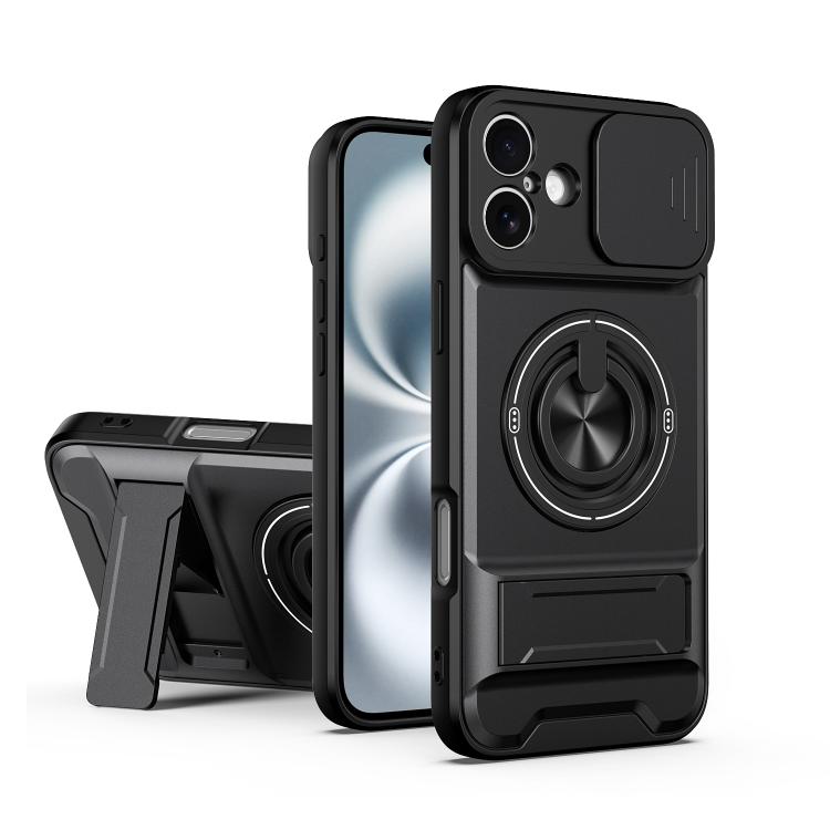 レンズスライディングウィンドウ多機能磁気耐衝撃フォンケース、iPhone 13 Pro Max用、iPhone 13 Pro用、iPhone 12 Pro Max用、iPhone 11 Pro Max用、iPhone 11用