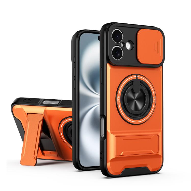 レンズスライディングウィンドウ多機能磁気耐衝撃フォンケース、iPhone 13 Pro Max用、iPhone 13 Pro用、iPhone 12 Pro Max用、iPhone 11 Pro Max用、iPhone 11用