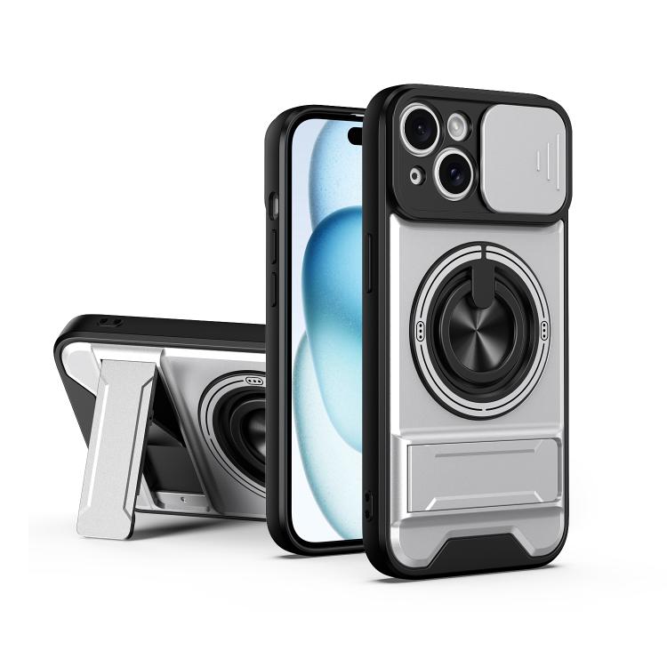 レンズスライディングウィンドウ多機能磁気耐衝撃フォンケース、iPhone 13 Pro Max用、iPhone 13 Pro用、iPhone 12 Pro Max用、iPhone 11 Pro Max用、iPhone 11用