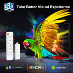 H96 Max H313 Android 14 ミニHD TVスティック リモコン付き ARM Cortex-A53 クアッドコア 2GB+16GB、2GB+8GB
