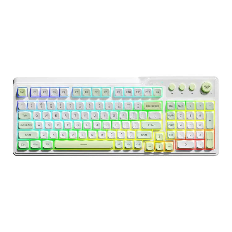 AULA F3099 99キー RGBライティング トライモード ゲーミングキーボード