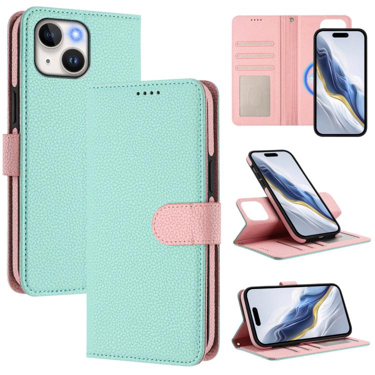 着脱式ライチテクスチャー磁気サイドパッチヴィーガンレザースマホケース、iPhone 13 Pro Max用、iPhone 13 Pro用、iPhone 13用、iPhone 12 / 12 Pro用、iPhone 12 Pro Max用、iPhone 11 Pro Max用、iPhone 11用、iPhone 11 Pro用