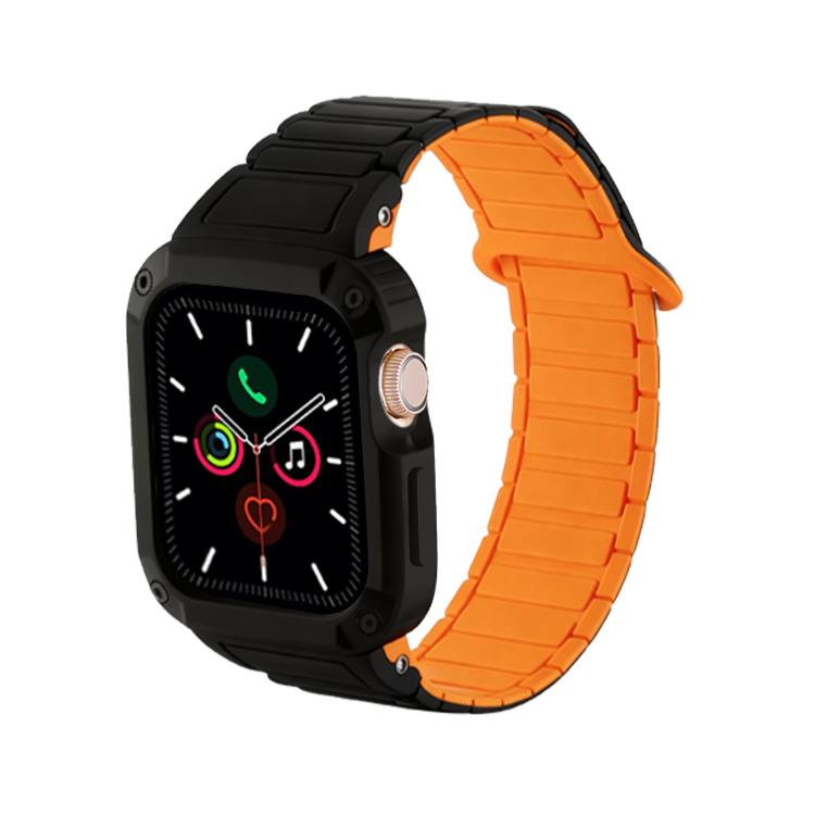 リバースバックルマグネティック一体型TPUカバーシリコンウォッチバンド、Apple Watch 45mm / 44mm 用、Apple Watch 41mm / 40mm 用