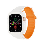 リバースバックルマグネティック一体型TPUカバーシリコンウォッチバンド、Apple Watch 45mm / 44mm 用、Apple Watch 41mm / 40mm 用