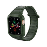リバースバックルマグネティック一体型TPUカバーシリコンウォッチバンド、Apple Watch 45mm / 44mm 用、Apple Watch 41mm / 40mm 用