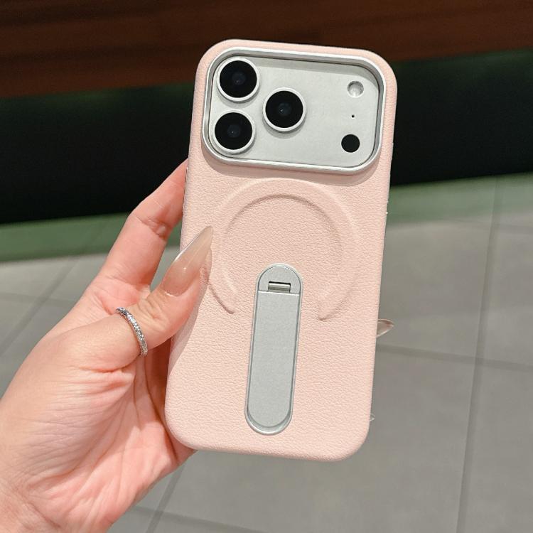 インビジブルホルダー PC＋ヴィーガンレザー 磁気スマホケース、iPhone 17 Pro Max用、iPhone 17 Pro用