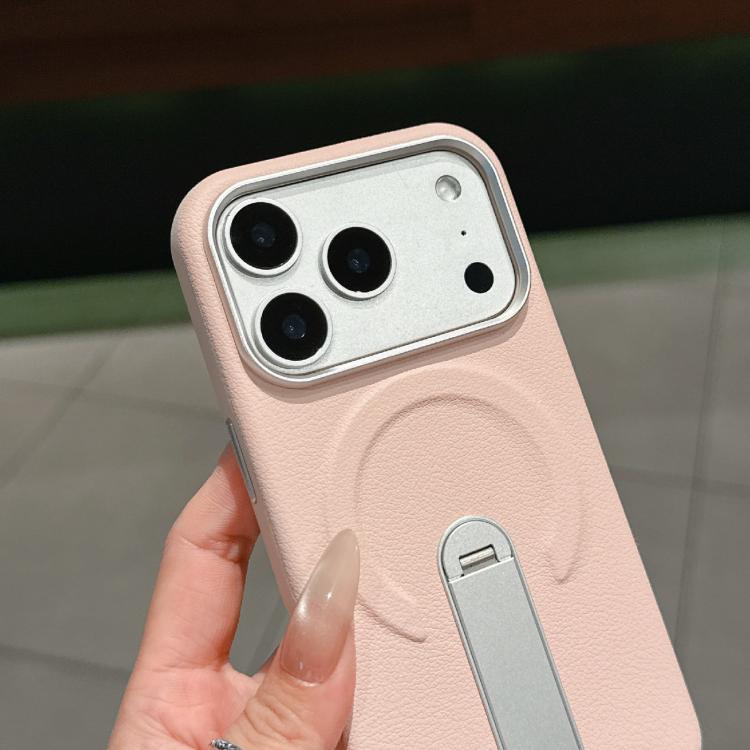 インビジブルホルダー PC＋ヴィーガンレザー 磁気スマホケース、iPhone 17 Pro Max用、iPhone 17 Pro用