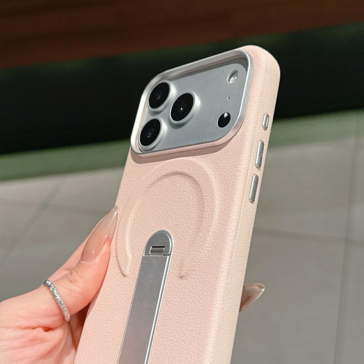 インビジブルホルダー PC＋ヴィーガンレザー 磁気スマホケース、iPhone 17 Pro Max用、iPhone 17 Pro用