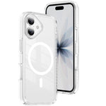 クリスタルシールド クリア磁気アクリルハイブリッド TPUスマホケース、iPhone 17 Pro Max用、iPhone 17 Pro用、iPhone 17用、iPhone Air用、iPhone 16 Pro Max用、iPhone 16 Pro用