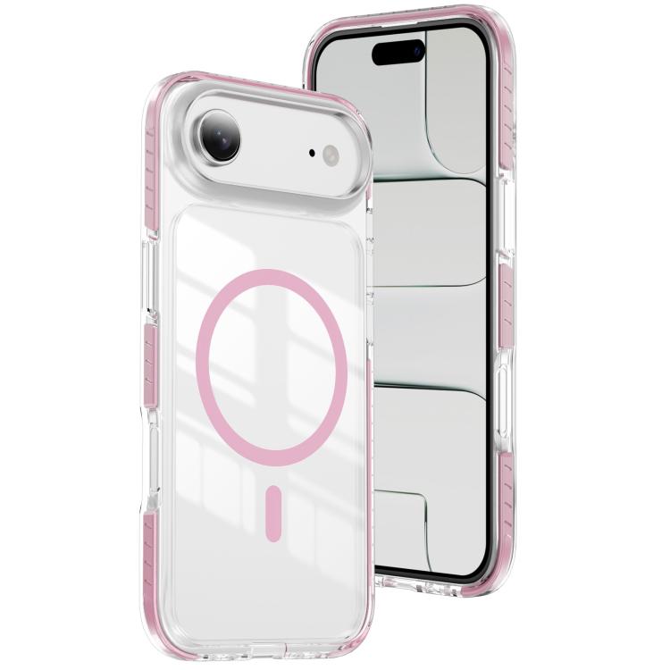 クリスタルシールド クリア磁気アクリルハイブリッド TPUスマホケース、iPhone 17 Pro Max用、iPhone 17 Pro用、iPhone 17用、iPhone Air用、iPhone 16 Pro Max用、iPhone 16 Pro用