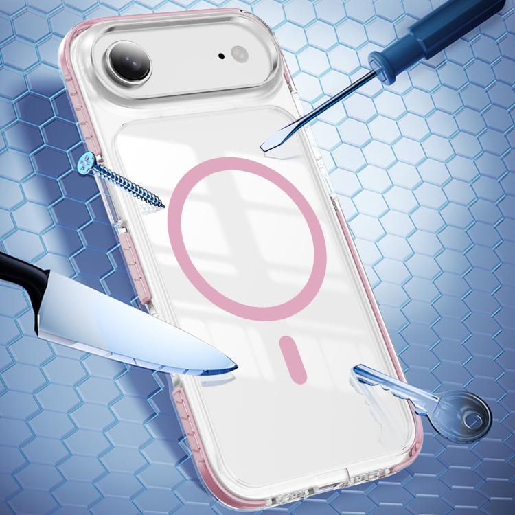 クリスタルシールド クリア磁気アクリルハイブリッド TPUスマホケース、iPhone 16 Plus用、iPhone 16用、iPhone 15 Pro Max用、iPhone 15 Pro用、iPhone 15 Plus用、iPhone 15用