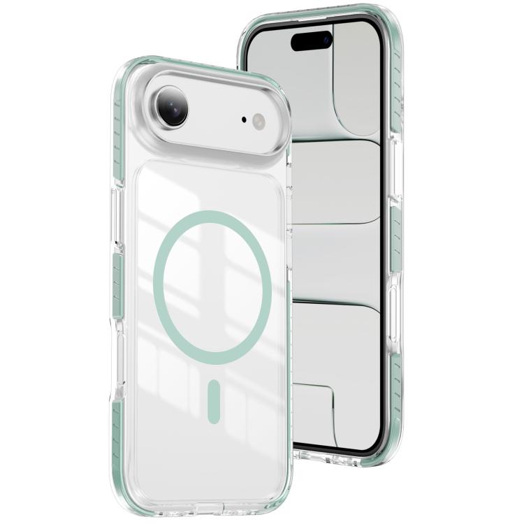 クリスタルシールド クリア磁気アクリルハイブリッド TPUスマホケース、iPhone 16 Plus用、iPhone 16用、iPhone 15 Pro Max用、iPhone 15 Pro用、iPhone 15 Plus用、iPhone 15用