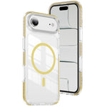 クリスタルシールド クリア磁気アクリルハイブリッド TPUスマホケース、iPhone 17 Pro Max用、iPhone 17 Pro用、iPhone 17用、iPhone Air用、iPhone 16 Pro Max用、iPhone 16 Pro用