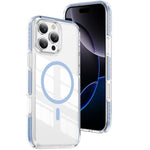 クリスタルシールド クリア磁気アクリルハイブリッド TPUスマホケース、iPhone 17 Pro Max用、iPhone 17 Pro用、iPhone 17用、iPhone Air用、iPhone 16 Pro Max用、iPhone 16 Pro用