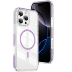 クリスタルシールド クリア磁気アクリルハイブリッド TPUスマホケース、iPhone 17 Pro Max用、iPhone 17 Pro用、iPhone 17用、iPhone Air用、iPhone 16 Pro Max用、iPhone 16 Pro用