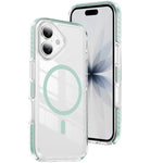 クリスタルシールド クリア磁気アクリルハイブリッド TPUスマホケース、iPhone 16 Plus用、iPhone 16用、iPhone 15 Pro Max用、iPhone 15 Pro用、iPhone 15 Plus用、iPhone 15用