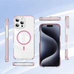 クリスタルシールド クリア磁気アクリルハイブリッド TPUスマホケース、iPhone 14 Plus用、iPhone 14 / 13用、iPhone 14 Pro用、iPhone 14 Pro Max用、iPhone 13 Pro Max用、iPhone 13 Pro用